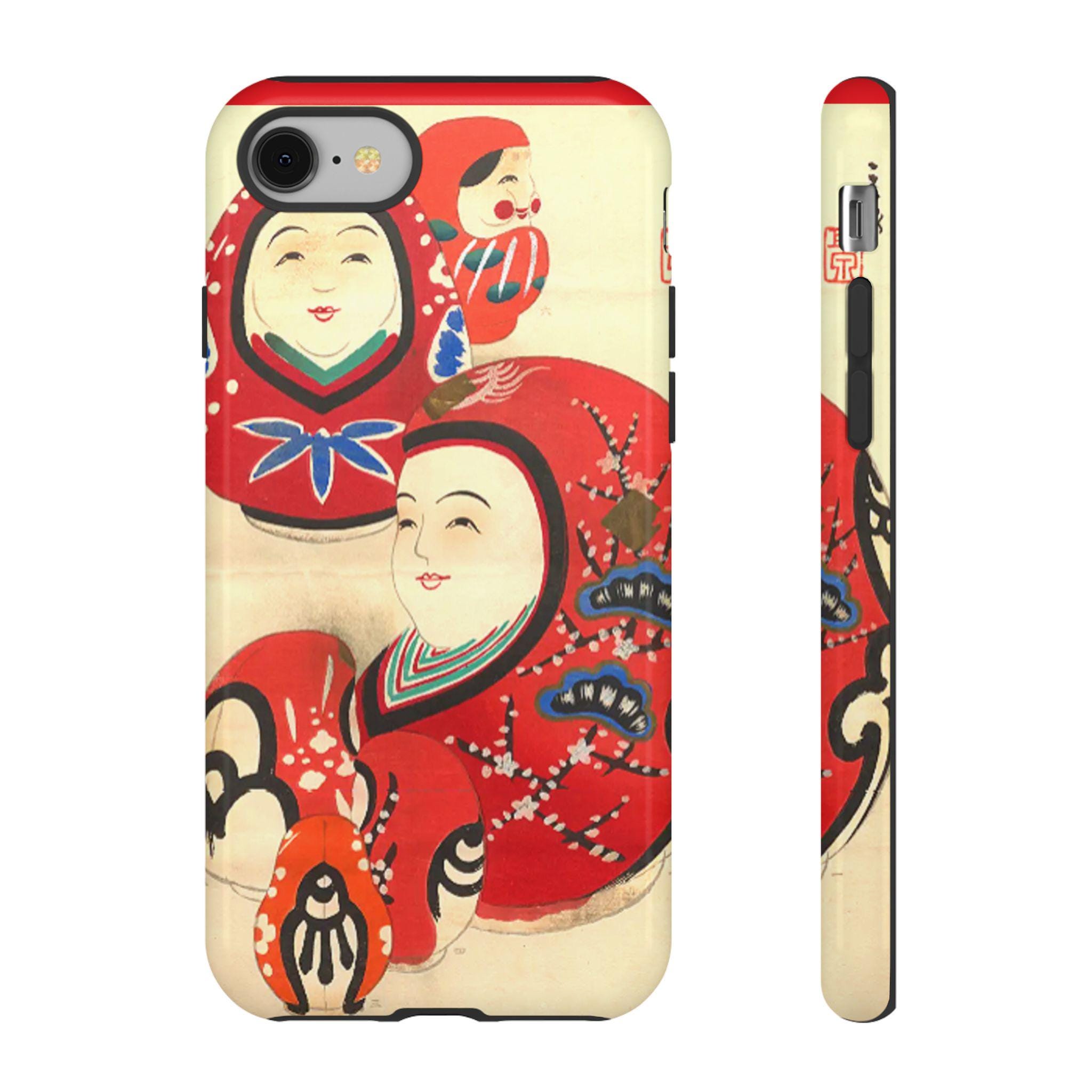 Japanese Daruma Comic iPhone Case Magsafe対応 Daruma Phone Case - Etsy