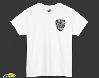 New York Prostate Department Shirt | Funny Left Chest Comfortable Graphic Tee | NYC Novelty Gift