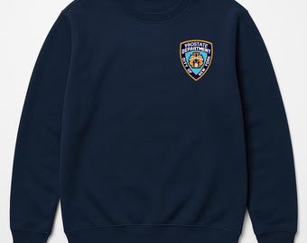 Camiseta del Departamento de Próstata de Nueva York (NYPD) / Sudadera divertida de Nueva York / Camiseta cómica de policía / Diseño hilarante del NYPD / Regalo único para hombres