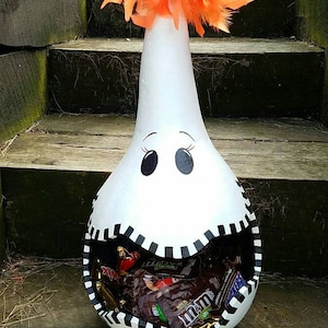 Large Ghost Gourd Candy Dish