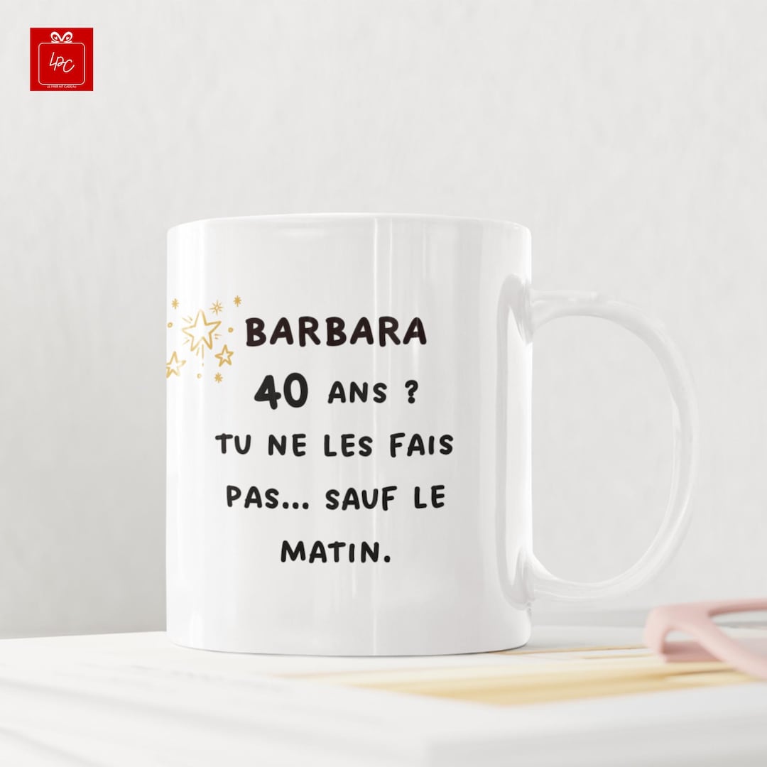 Mug Humour Anniversaire 40 Ans - Cadeau Anniversaire Drôle Famille, Ami ...