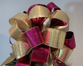 Large Pink Tree Topper Large Pink Tree Topper - Etsy