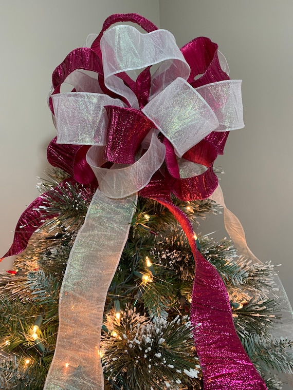 Crinkle ribbon on christmas tree Outlet