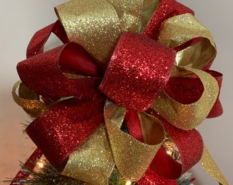 Red Tree Topper | Etsy