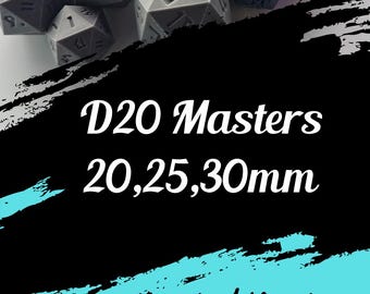 3D printed D20/Chonk masters