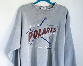 Vintage Distressed Polaris Sweatshirt / XL-2XL