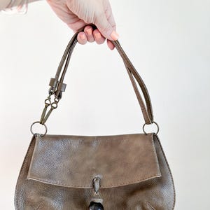 Sac convertible en cuir souple vintage des années 1970
