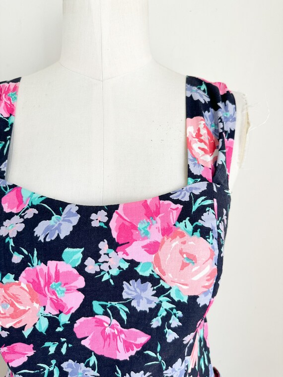 Vintage 1980s Laura Ashley Floral Sundress / XS - image 3