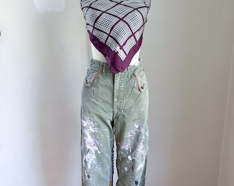 Vintage 1940s-50s Boy Scout's Uniform Pants / 27" waist