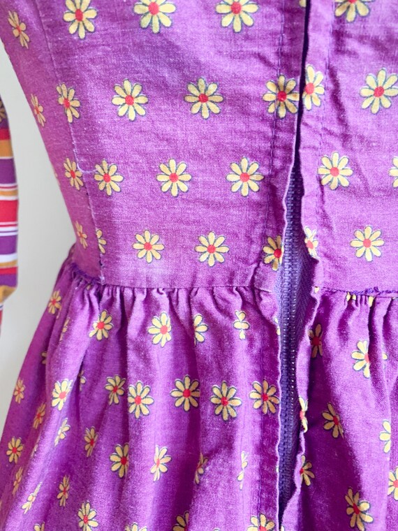 Vintage 1960s Folklore Maxi Dress / M - image 6