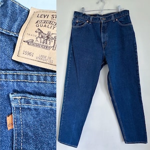 vintage Orange Tab Levis 960 Jeans / 34&quot; taille