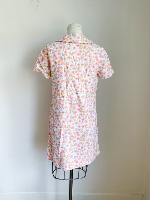 50% OFF...last call // Vintage 1960s Pink Floral … - image 6