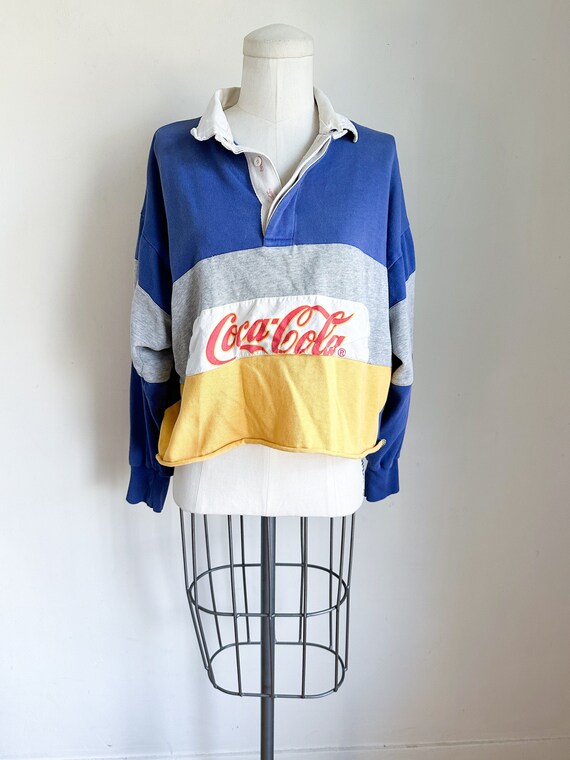 80's coca cola rugby shirts