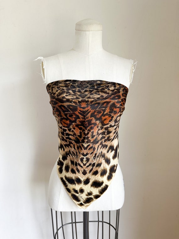 Vintage Echo Animal Print Scarf - image 3