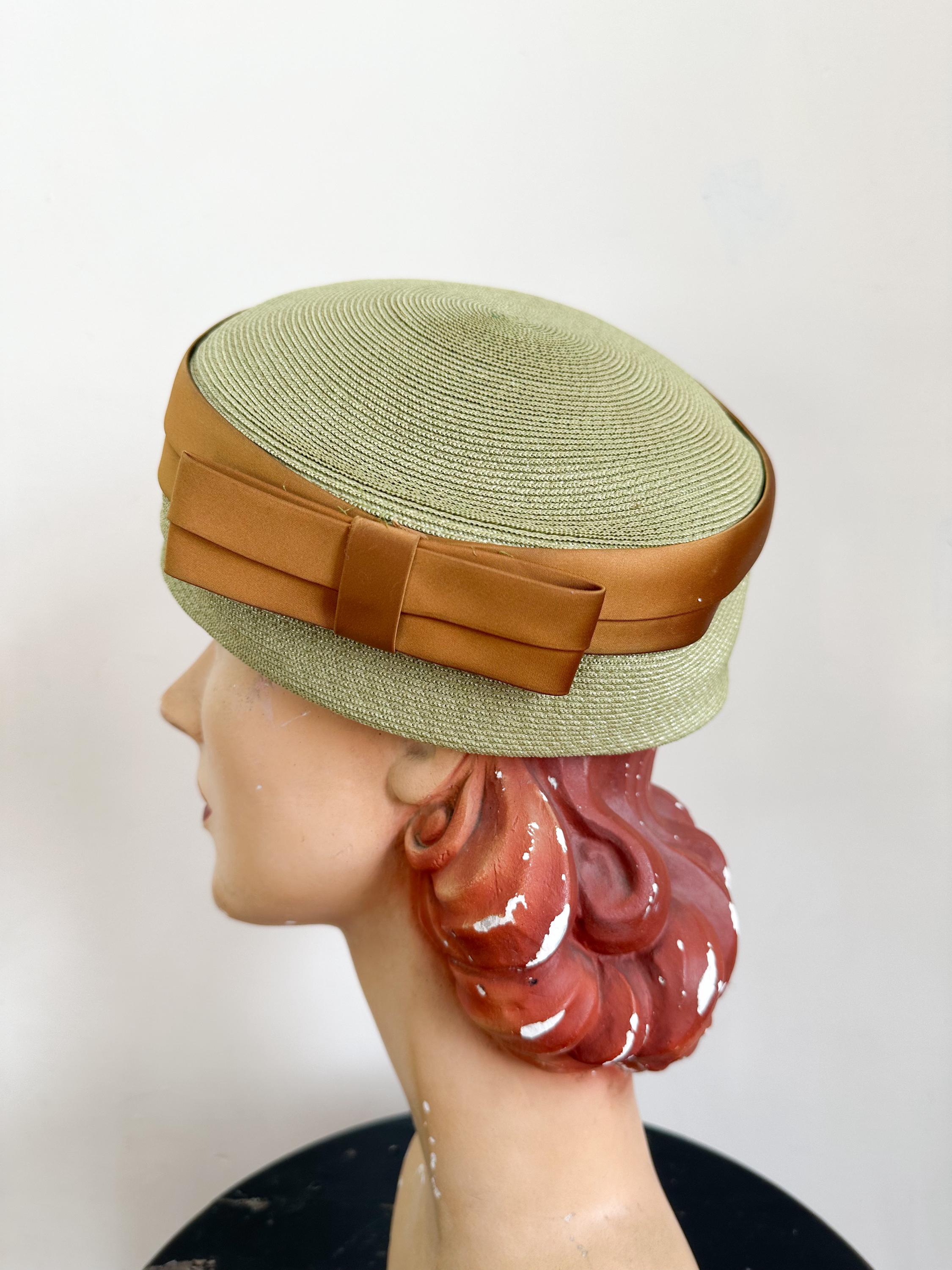 Gold\'s Trimmings and Accessories Round Hat Box and Pillbox Fascinator Hat Gold Pillbox Hat - Etsy main image 4