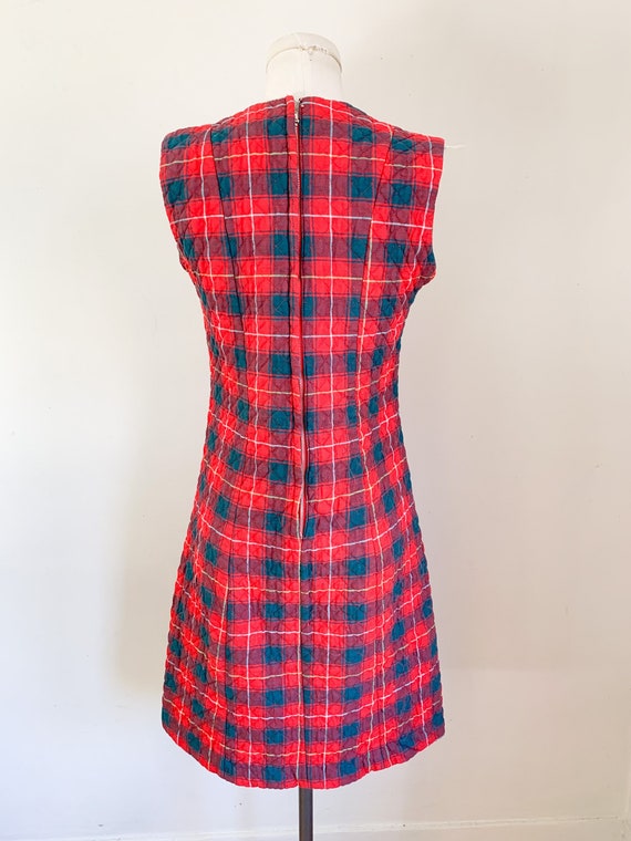 50% OFF...last call // Vintage 1960s Plaid Quilte… - image 7