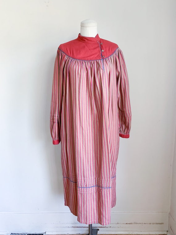 Vintage 1970s Panache Indian Cotton Trapeze Dress… - image 2