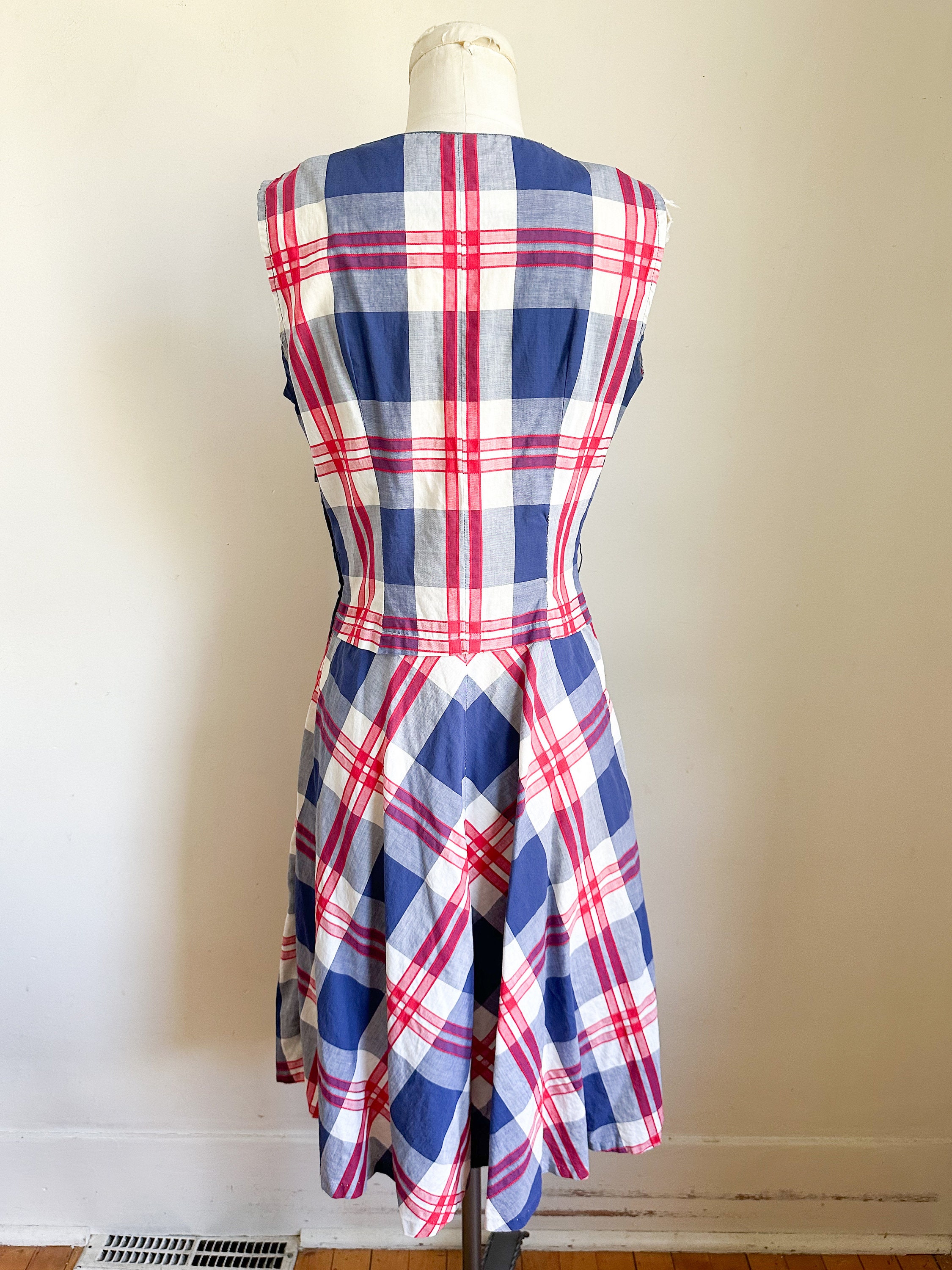 ワンピース soor ploom Gilda Dress, Vintage Plaid 4y soor ploom Gilda Dress, Vintage Plaid 4y
