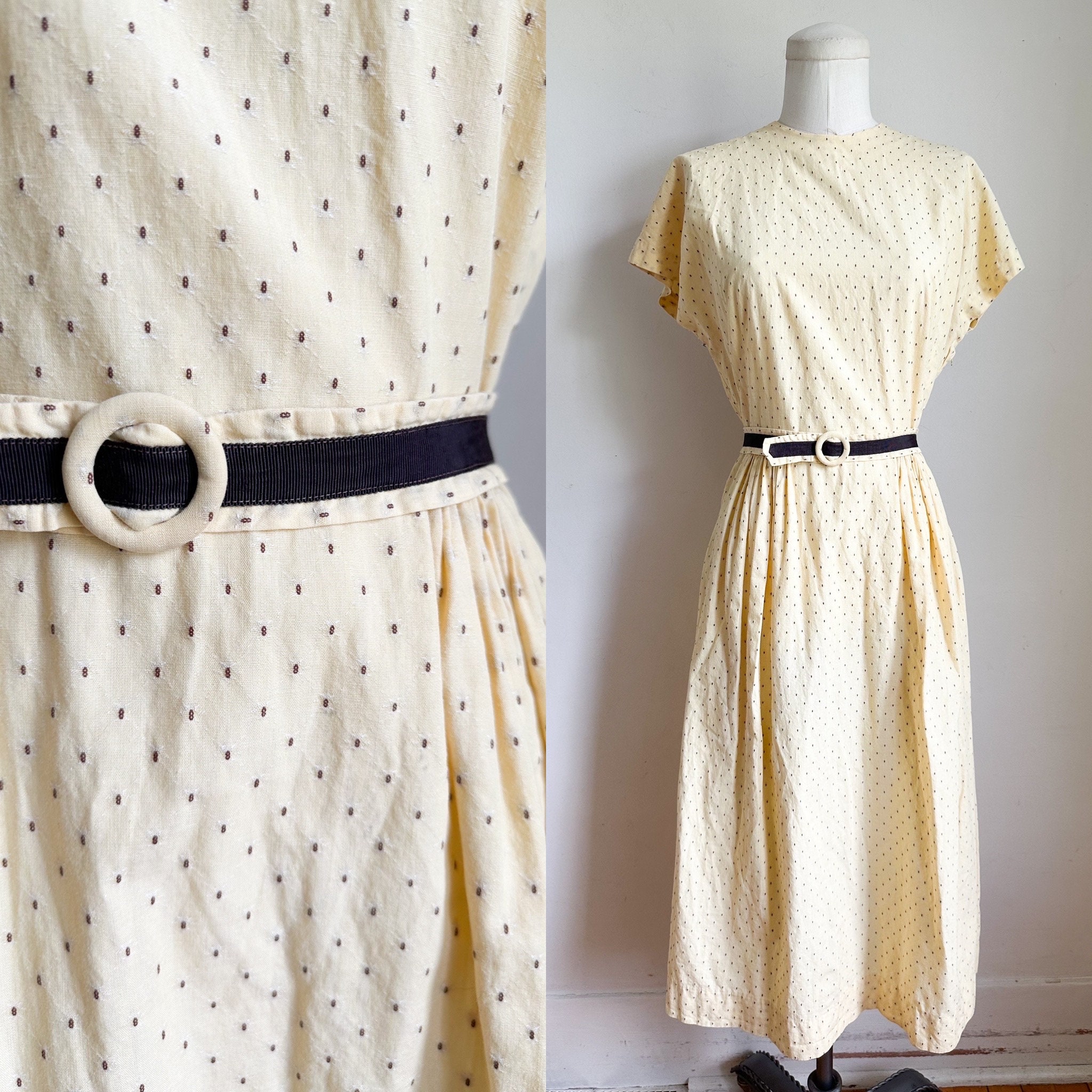 1940s French Dress - Etsy