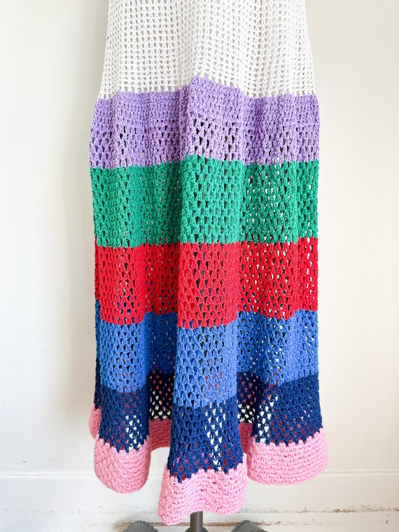 Fever Rainbow 60s Crochet Costume