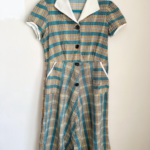 1940s Check Shirt - Etsy