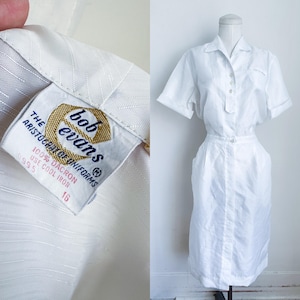 Vintage 1950s-60s Uniform Dress / M