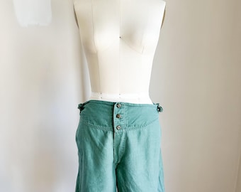 Vintage 1950s Military Army Cotton Boxer Shorts / 29" - 31"