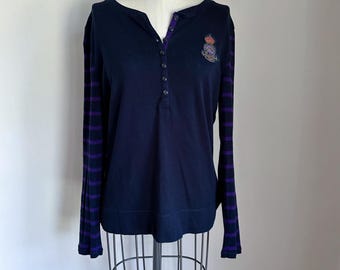Vintage Ralph Laurent Striped Tshirt / M