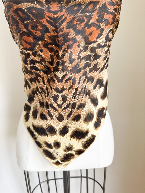 Vintage Echo Animal Print Scarf - image 4