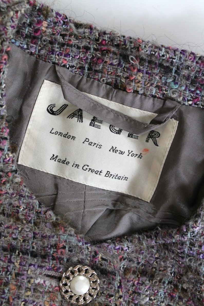 Vintage 1980s Tweed Blazer M