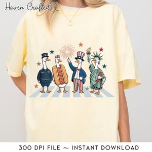 Just A Patriotic Goose Png, 4th Of July Silly Goose Png, USA Goose Png, Independence Day Png, Memorial Day Png, Funny Matching Outfit Png