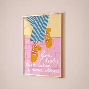 Trendy Christian Wall Art, Aesthetic Bible Verse Printable, Preppy Faith Decor, Teen Girl Scripture Poster, Cute Jesus Quote Artwork