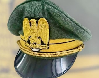 第一次世界大戦アメリカ陸軍将校帽 - 1912年ミリタリーレプリカ