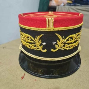 WW1 REPLICA Extremely Rare Named French General Kepi