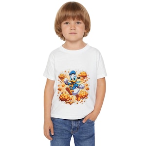 Superheld Kleinkind T-Shirt, Kinder Grafik T-Shirt, lustige Kinderbekleidung, Geburtstagsgeschenk, Zeichentrickfigur T-Shirt, spielerischer Stil
