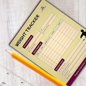 Personal Wellness Planner, fitness journal, health tracker, weight goal, workout log, diet journal, body measurements tracker.