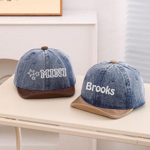 Kids Hat with Embroidery, Custom Kids Hat, Toddler Hat, Baby Hat, Kids Hat, Personalized Hat with Name, Gift for Toddler, Gift for Baby