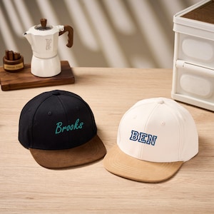 Cappello per bambini personalizzato con ricamo, cappello da camionista per bambini, cappello snapback per bambini, cappello personalizzato per neonati, cappello per ragazzi, cappelli alla moda per bambini, cappello con nome personalizzato