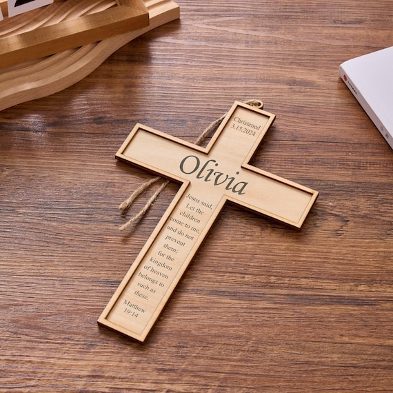 Baptism Gift Baptism Gift Boy Baptism Gift Girl Cross With