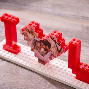 Personalized Photo Blocks Custom Building Block Puzzle Picture Puzzle Christmas Photo Gift Puzzle for Adult Building Brick Photo Puzzle