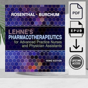 Lehne's Pharmacotherapeutics for Advanced Practice Nurses and Physician Assistants 3rd Edition