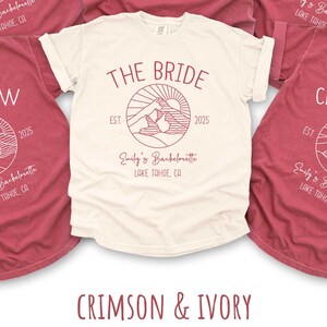 Comfort Colors®, Camp Bachelorette Shirt, Bridesmaid Party Shirt, Custom Camping Bachelorette Shirts,Camp Bachelorette, Hiking Bach Shirts