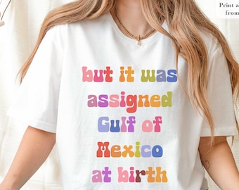 Chemise golfe du Mexique, mais elle a été attribuée golfe du Mexique à la naissance, t-shirt golfe du Mexique, chemise golfe du Mexique, chemise libérale, t-shirt militant