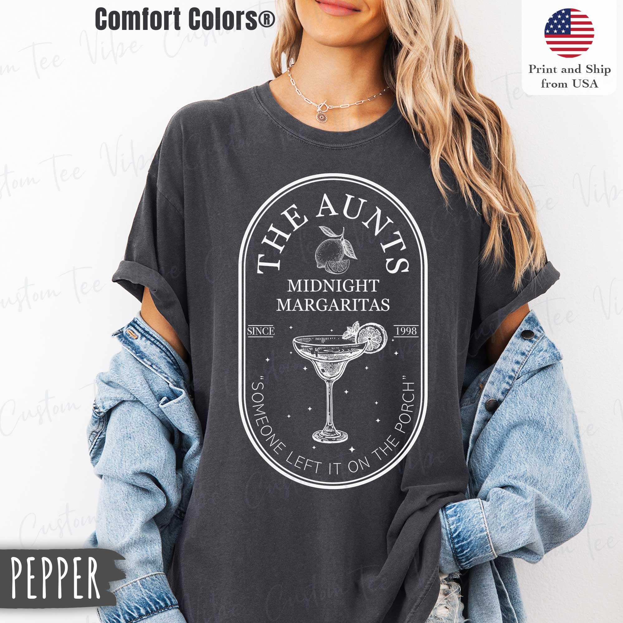 Meravel ミーラベル　UV Comfort Shirt Midnight Margaritas Comfort Colors® Shirt, Practical Magic Shirt