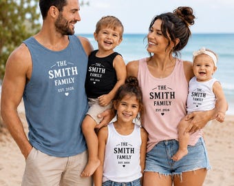 Custom Logo Tank Top, Personalized Tank Top, Comfort Colors Tank Top, Family Matching Tank, Custom Group Shirt, Bulk Order Apparel