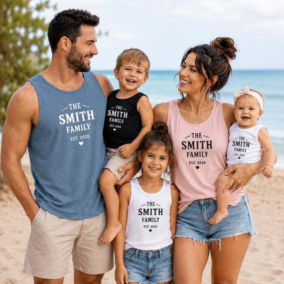 Custom Logo Tank Top, Personalized Tank Top, Comfort Colors Tank Top, Family Matching Tank, Custom Group Shirt, Bulk Order Apparel