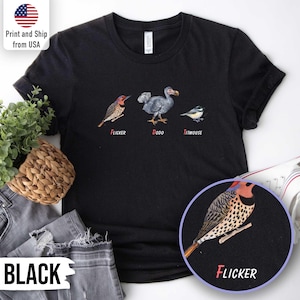 Flicker Dodo Titmouse Subtle FDT Shirt,Anti Maga Bird Shirt,F*ck Trump Shirt,Progressive Liberal Tee, Bird Nerd Shirt for Protests,FDT Shirt