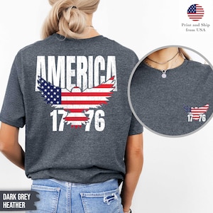 1776 T-Shirt, Vintage USA Flag Tee, We The People Shirt, Patriotic 4th of July Shirt, Memorial Day Gift, American History Tee