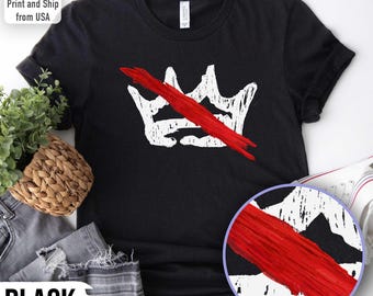 Inga kungar i Amerika-tröja, protesttröjor, inga kungar-tröja, anti-Trump-tröja, politiska tröjor, anti-Maga-tröjor, krona, inga kungar-tröja