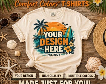 Comfort Colors® Custom Shirt, Personalized T-shirt, Company Logo Shirt, Bachelorette Custom Shirts, Gift Shirts